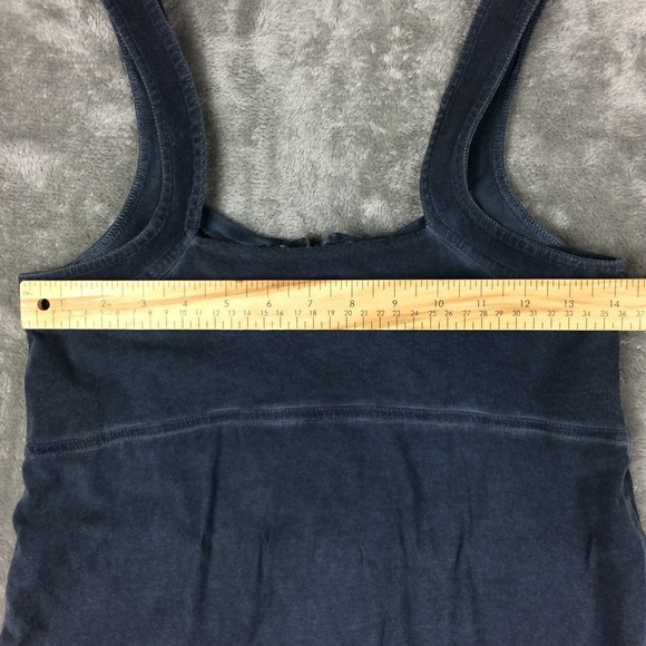 Annette Gortz Tank Top Womens Medium DYED Blue Casual Sports Workout Shirt - Picture 6 of 12